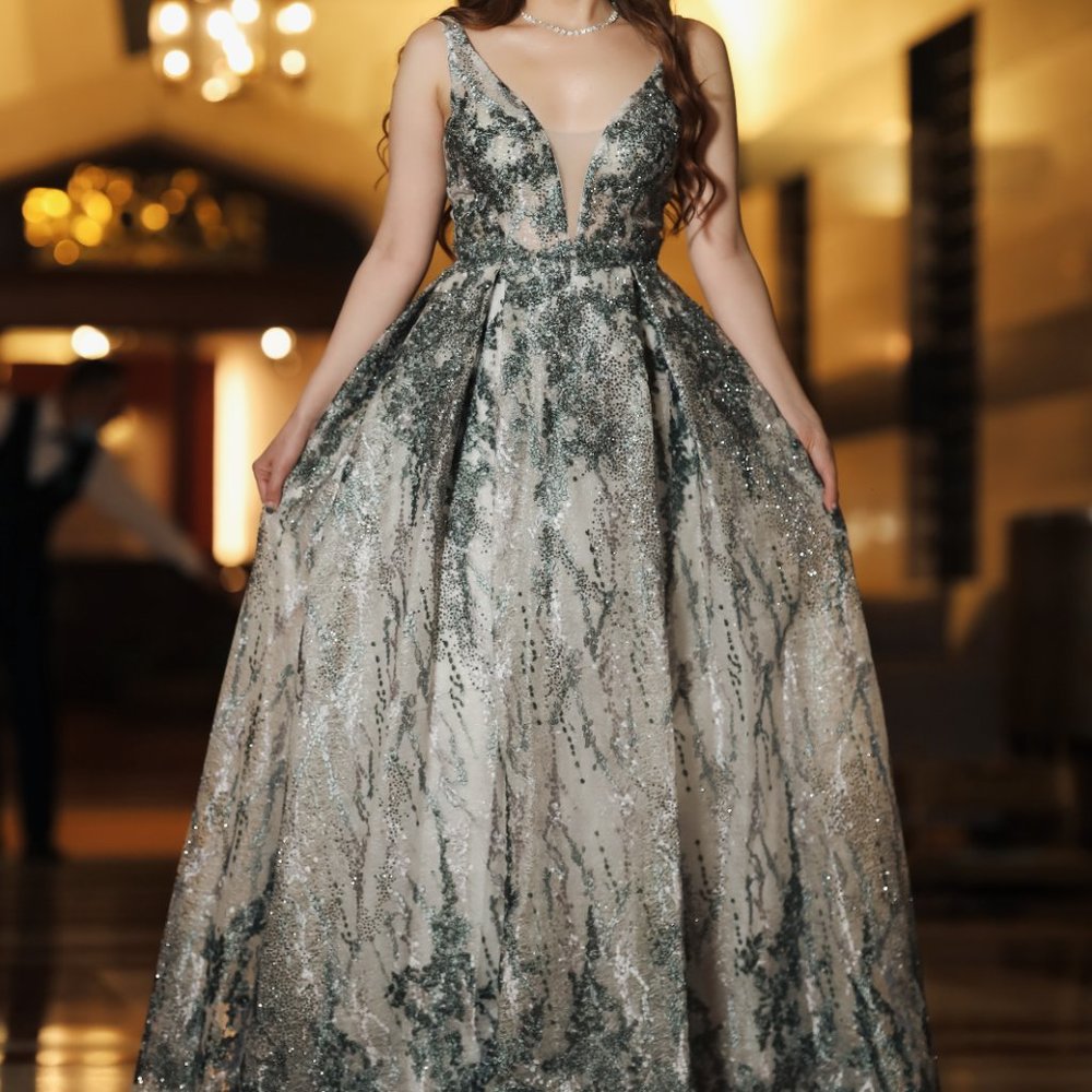 Silver Gala Dress